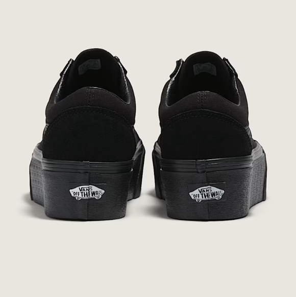 Vans Women's Suede Leather Canvas All-Black Platform NWOT SIZE Mens 8 Womens 9.5 - Picture 10 of 12